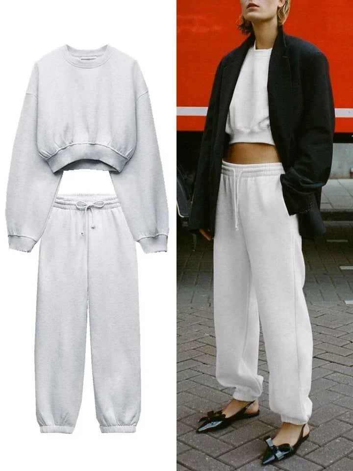 Merel | Zweiteiliges Crop-Top-Set