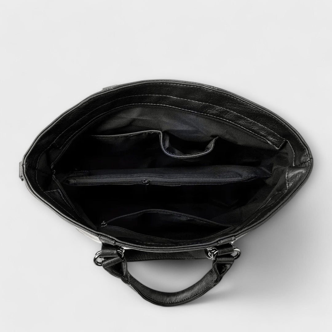 Olivia - Große Lederhandtasche
