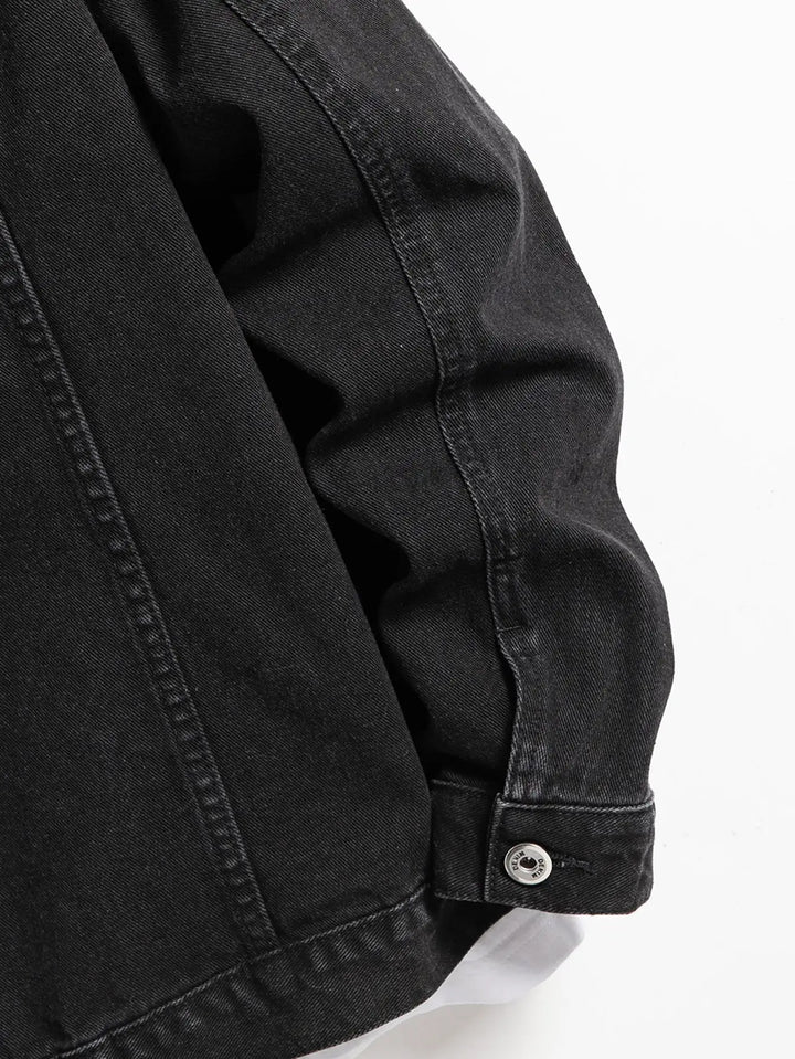 Regan | Geknöpfte Jeansjacke