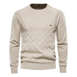 Theodor | Herrenpullover mit Rautenmuster