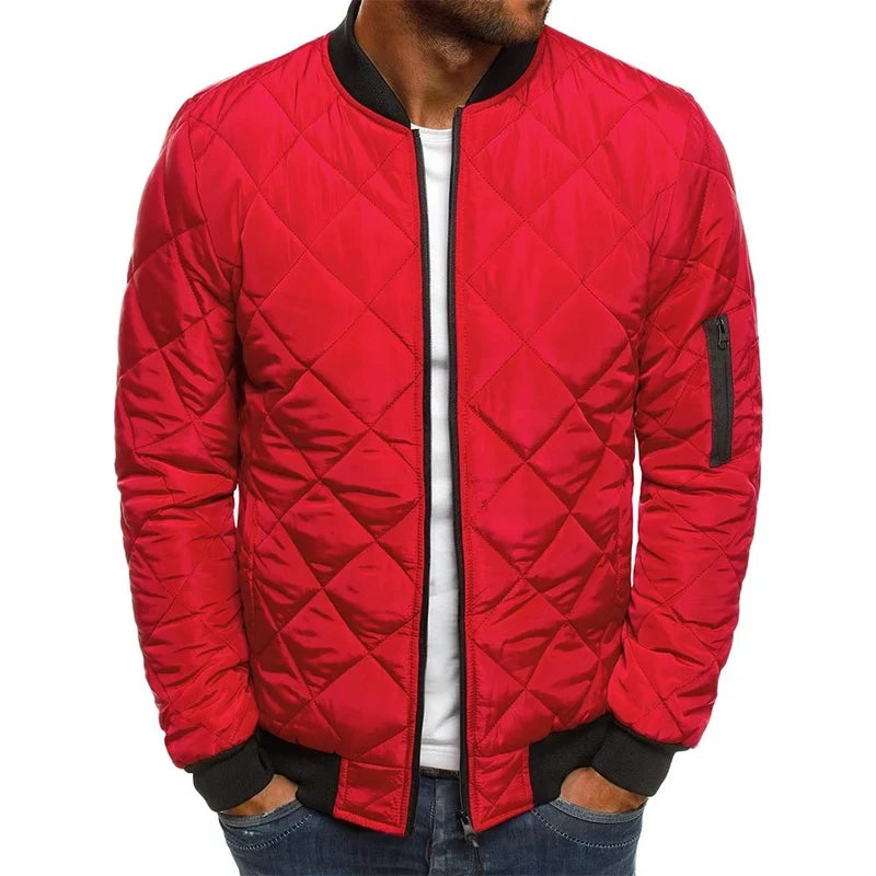Dale | Baumwolljacke mit Rautenmuster