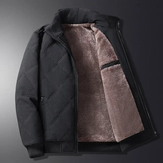 Nolan | Jacke mit Stehkragen und Diamantmuster
