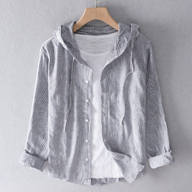 Edith | Luftige Bluse mit Kapuze