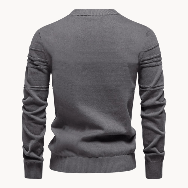 Burkhard | Stilvoller Herrenpullover mit Karodesign