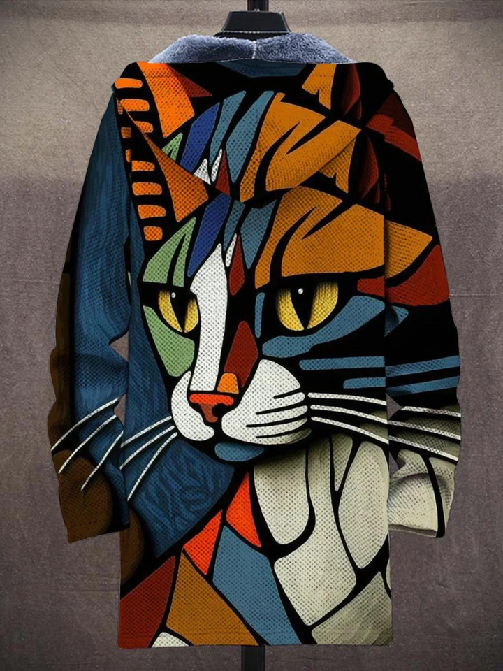 Liam | Retro Hoodie mit 3D-Druck