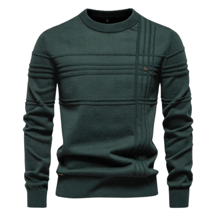 Burkhard | Stilvoller Herrenpullover mit Karodesign