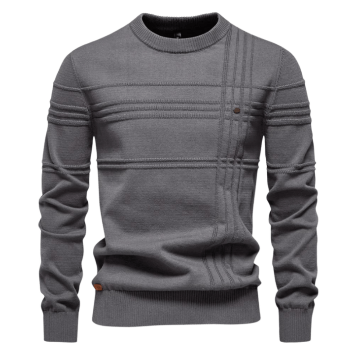 Burkhard | Stilvoller Herrenpullover mit Karodesign