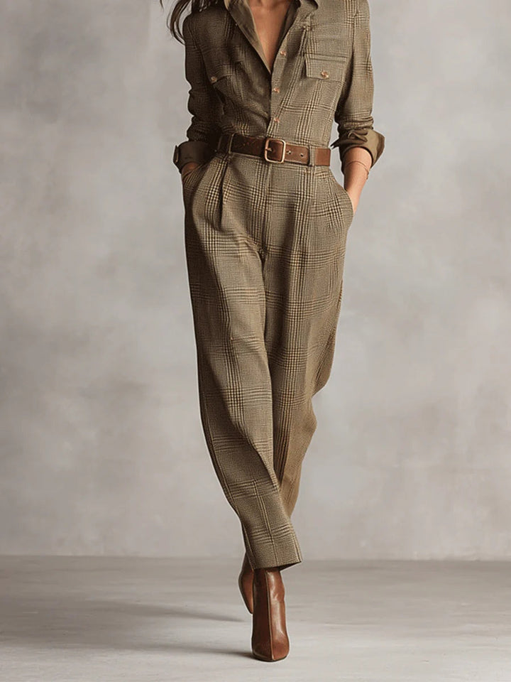 Lucinda – Eleganter Tweed-Overall