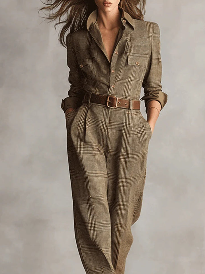 Lucinda – Eleganter Tweed-Overall