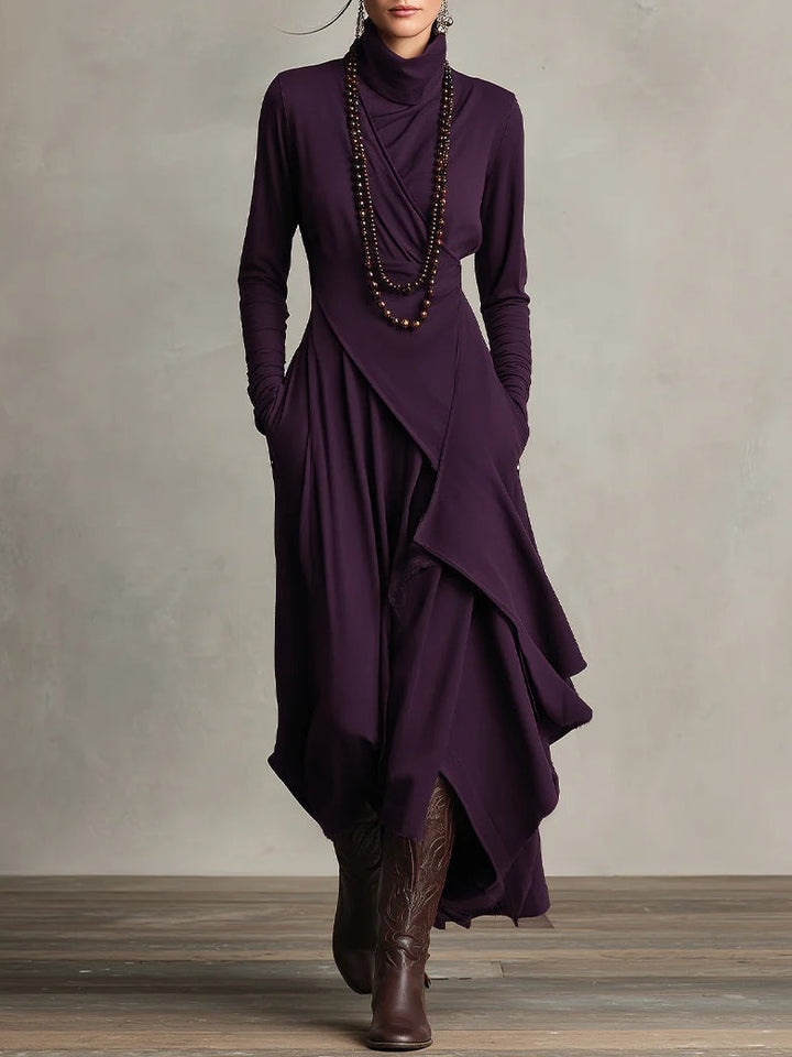 Gaille | Rollkragen Maxikleid