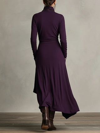 Gaille | Rollkragen Maxikleid