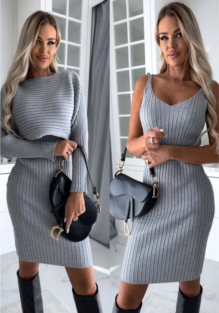 Esmee | Kleid und Pullover Set