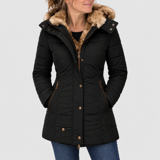 Mabyla | Gesteppter Parka mit Kunstfell-Kapuze für Damen