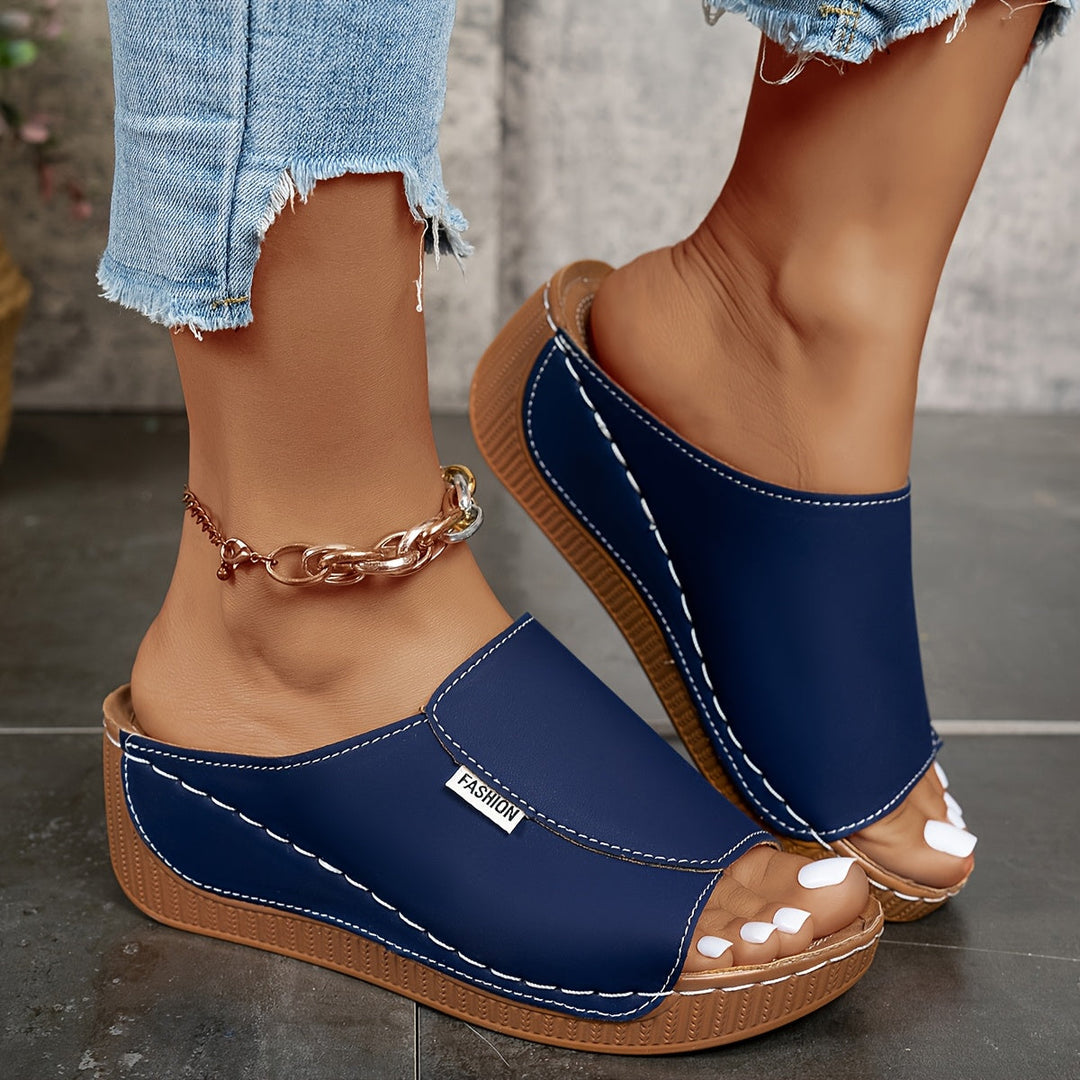 Isabelle | Komfortable Keil-Mule