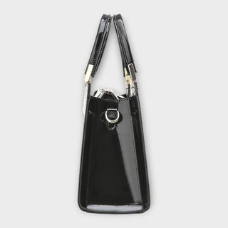 Olivia - Glänzende Krokodilprägung Handtasche