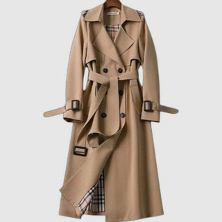 Mabyla | Zeitloser Trenchcoat mit Gürtel für Damen