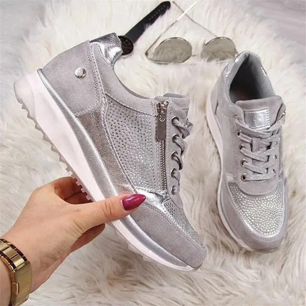 Mabyla | Elegante Sneaker mit Reißverschluss