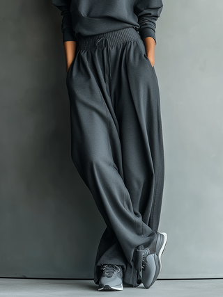 Strick Ensemble Weite Hose