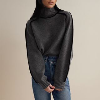 Valerie | Polka Dot Collar Sweater