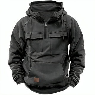 Francis | Kapuzenpullover mit Taschen und Reißverschluss