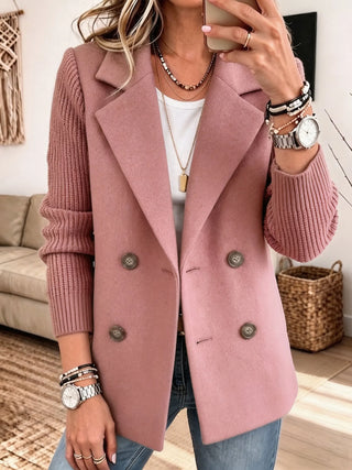Mabyla | Eleganter Blazer mit Strickärmeln