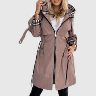 Mabyla | Eleganter Mantel mit Reißverschluss für Damen