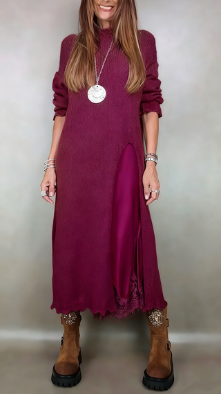 Legria | Mock-Neck-Strickkleid