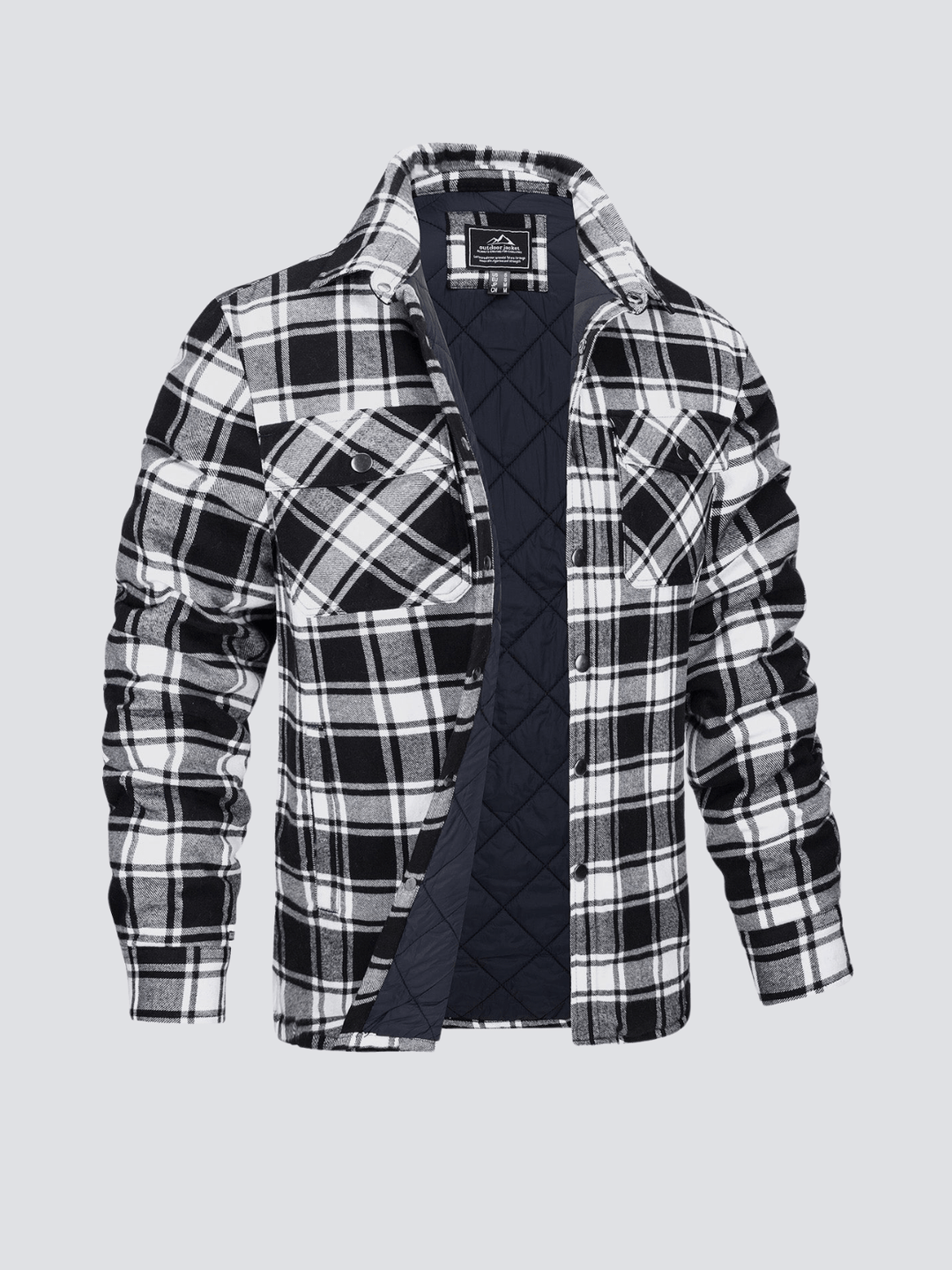 Kristian | Kariertes Motorrad-Langarmshirt