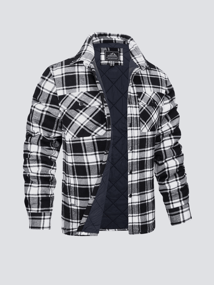 Kristian | Kariertes Motorrad-Langarmshirt