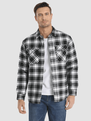 Kristian | Kariertes Motorrad-Langarmshirt