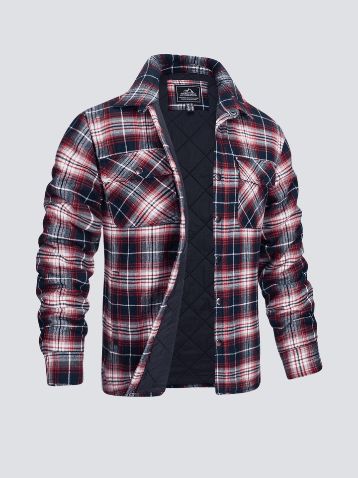 Kristian | Kariertes Motorrad-Langarmshirt