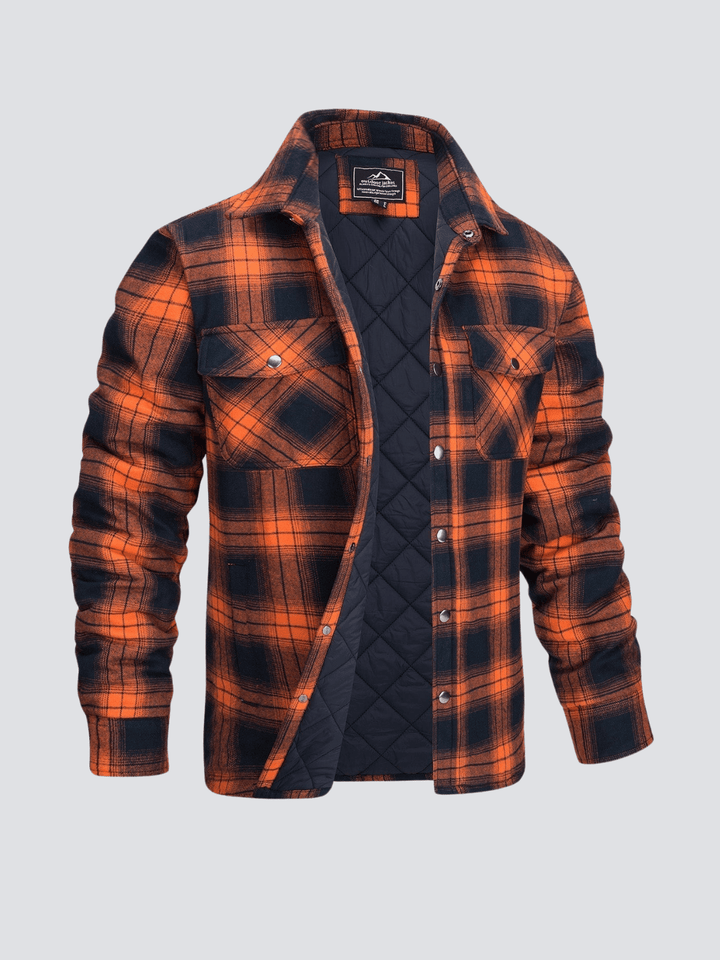 Kristian | Kariertes Motorrad-Langarmshirt