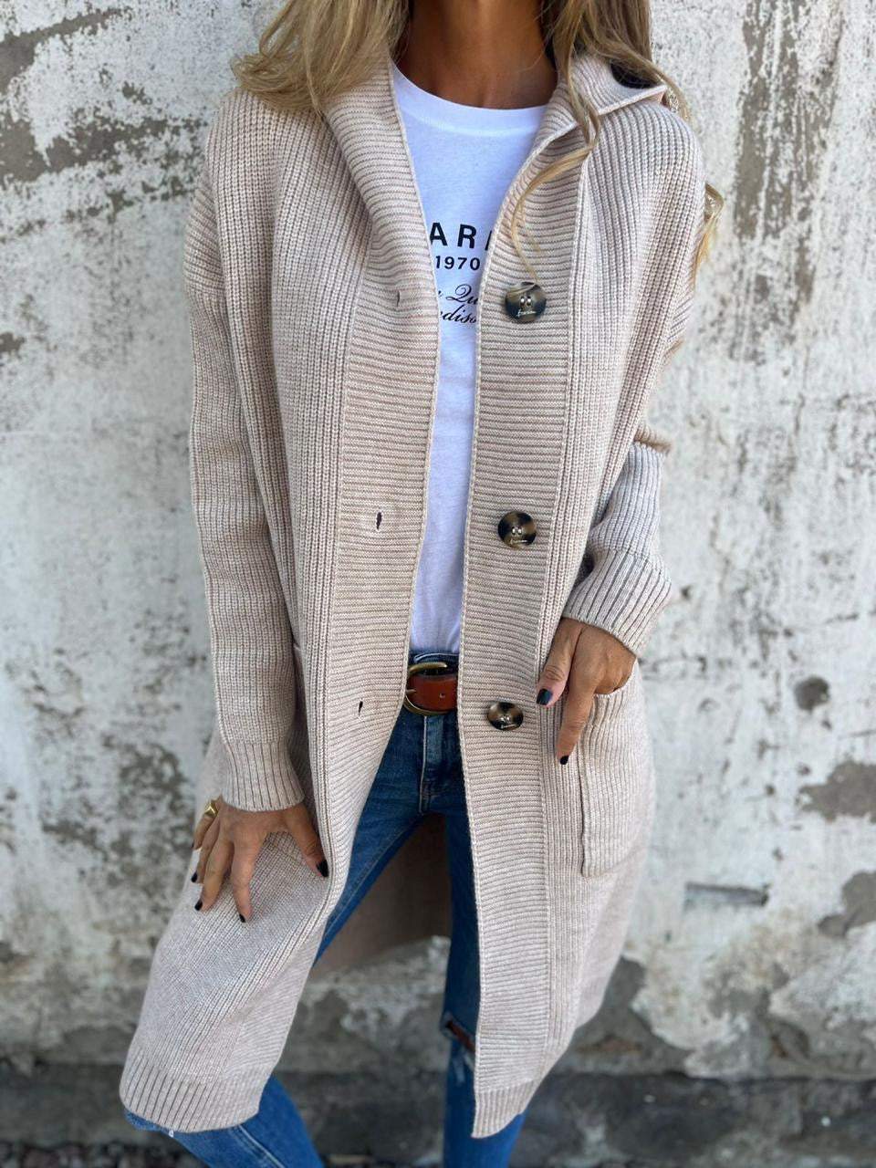 Annika | Eleganter Gemütlicher Strickcardigan