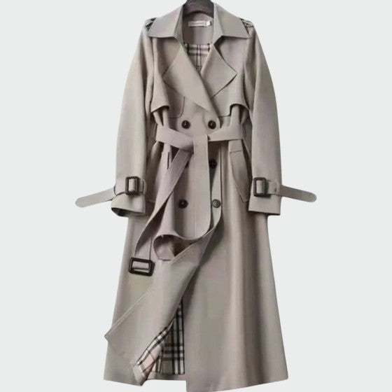 Mabyla | Zeitloser Trenchcoat mit Gürtel für Damen