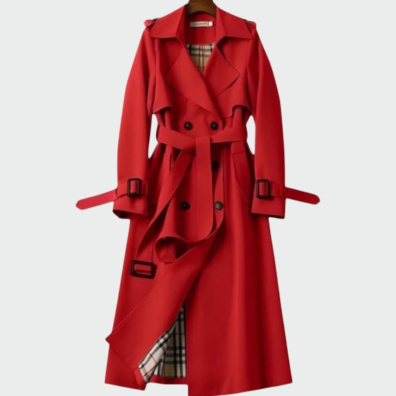 Mabyla | Zeitloser Trenchcoat mit Gürtel für Damen