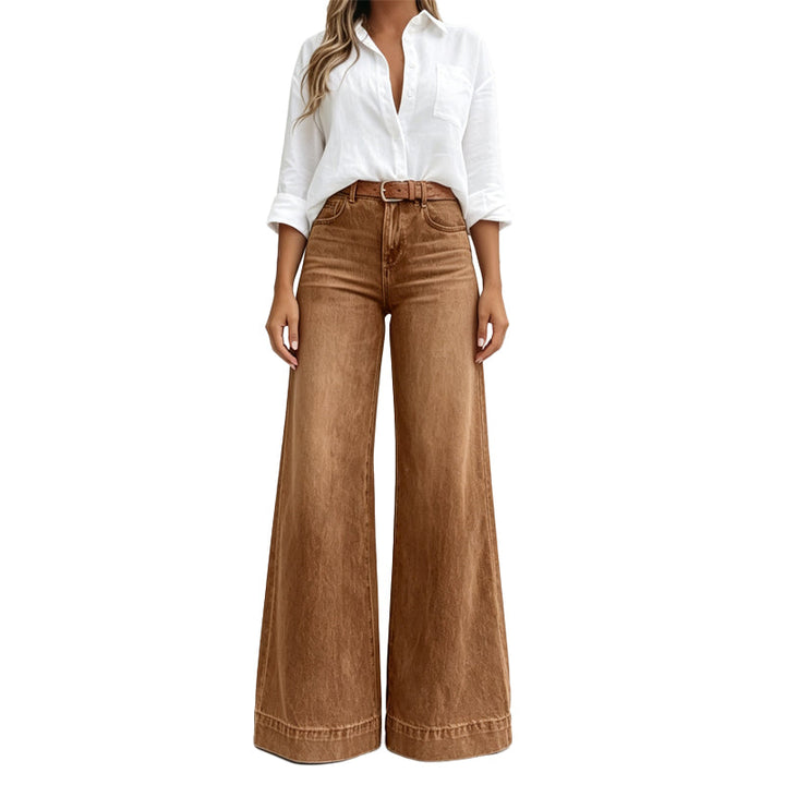 Mabyla | Weite Jeans mit streckendem Effekt