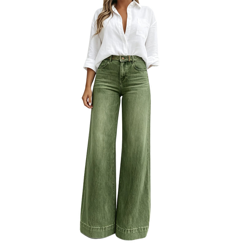 Mabyla | Weite Jeans mit streckendem Effekt