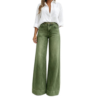 Mabyla | Weite Jeans mit streckendem Effekt