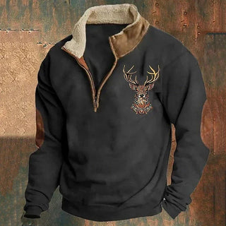 William | Halbreißverschluss-Pullover