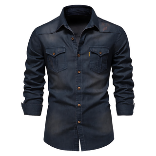 Xeric | Geknöpftes Jeanshemd