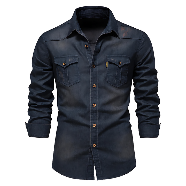 Xeric | Geknöpftes Jeanshemd