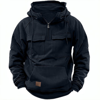 Francis | Kapuzenpullover mit Taschen und Reißverschluss